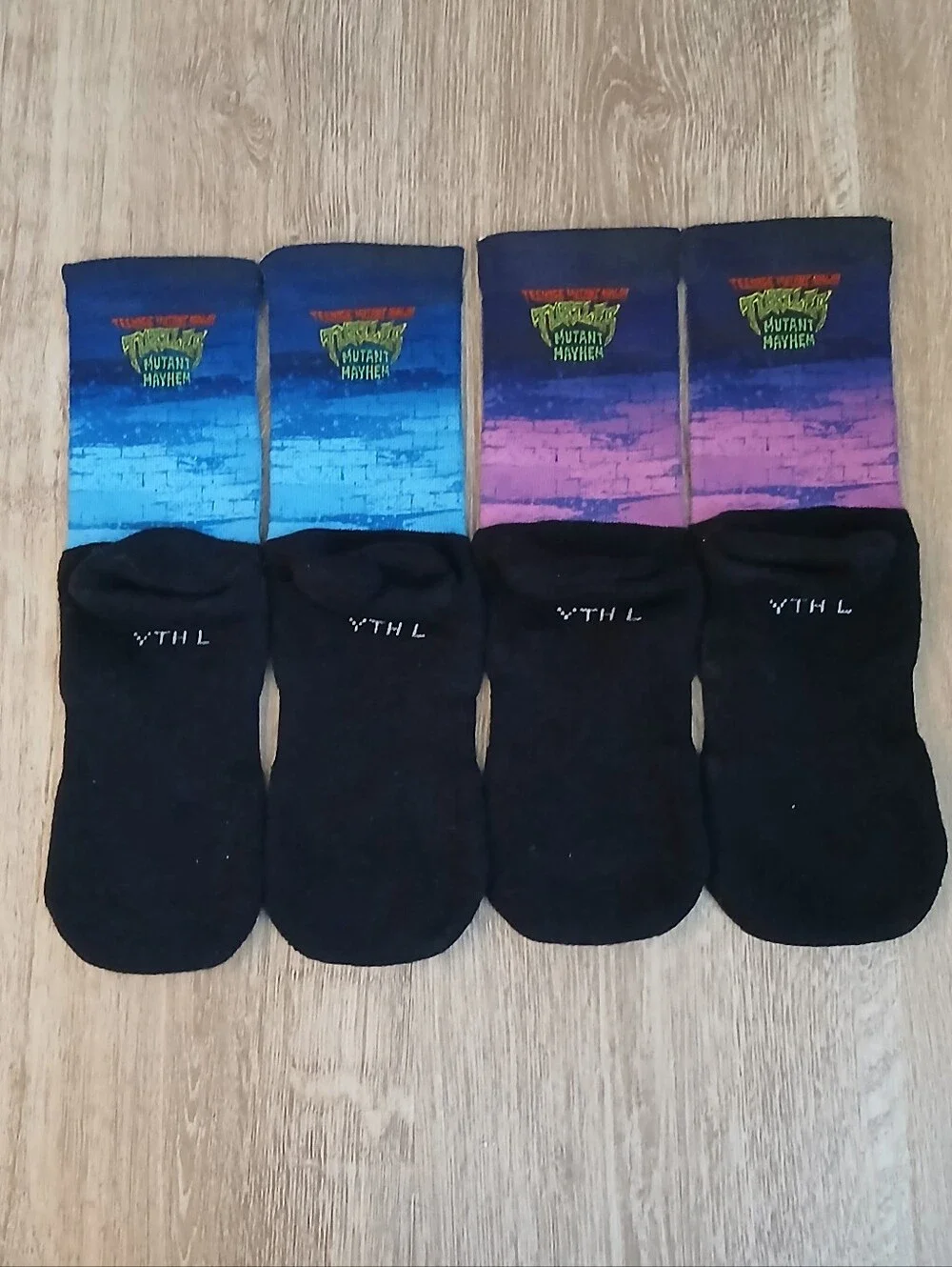Rock 'Em Socks Teenage Mutant Ninja Turtles Youth Socks